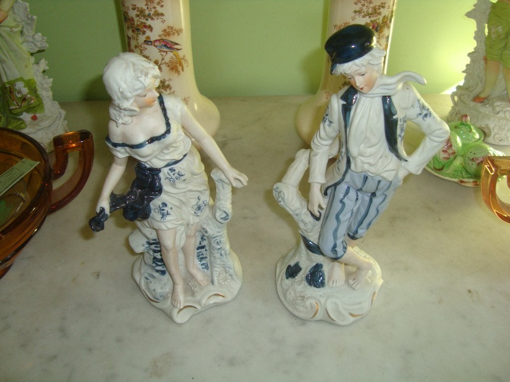 Beeldjes in biscuit., Verzamelen, Ophalen, Beeldje(s)