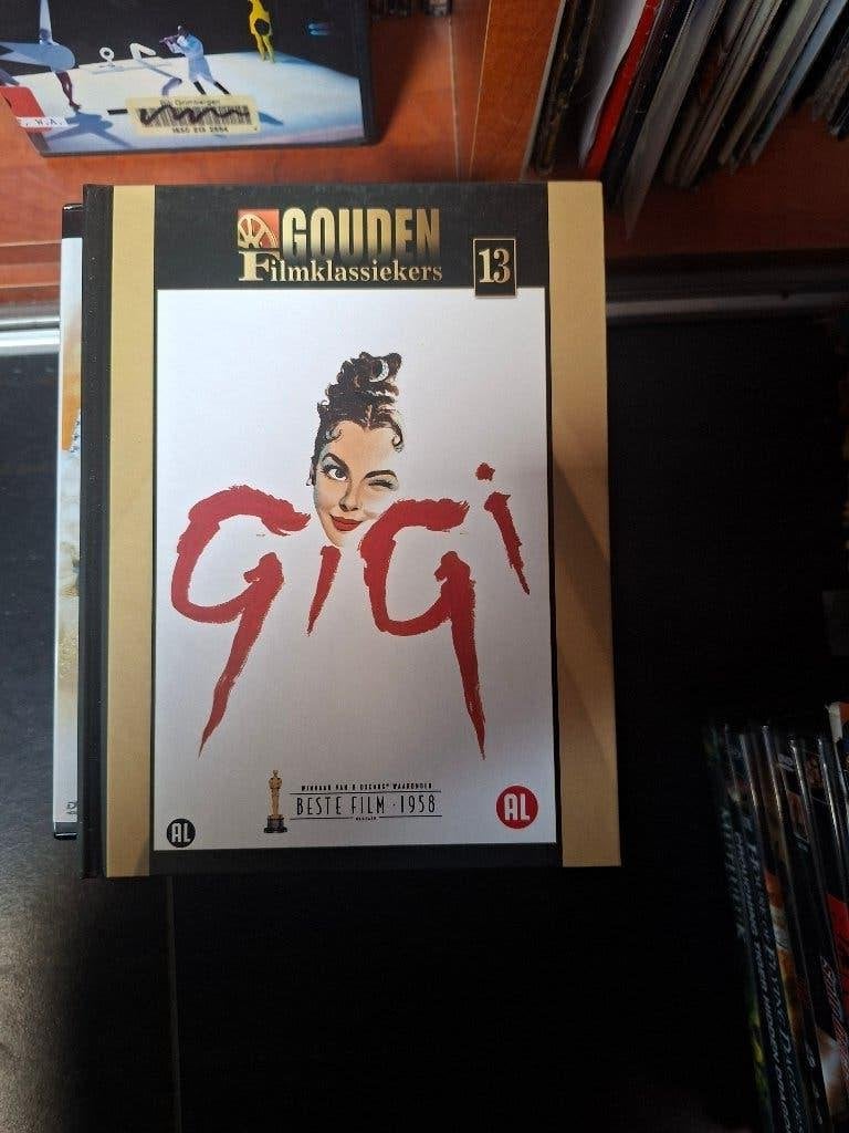 dvd - de gouden filmklassiekers - gigi - dvd + fotoboek, Engels, Ophalen of Verzenden, Zo goed als nieuw, Extra's