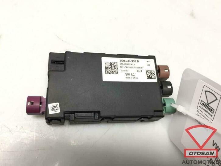 vw touareg 2017 vag usb hub module 5g0035953d, Auto-onderdelen, Gebruikt, Volkswagen, Volkswagen AG, Vw@volkswagen.de