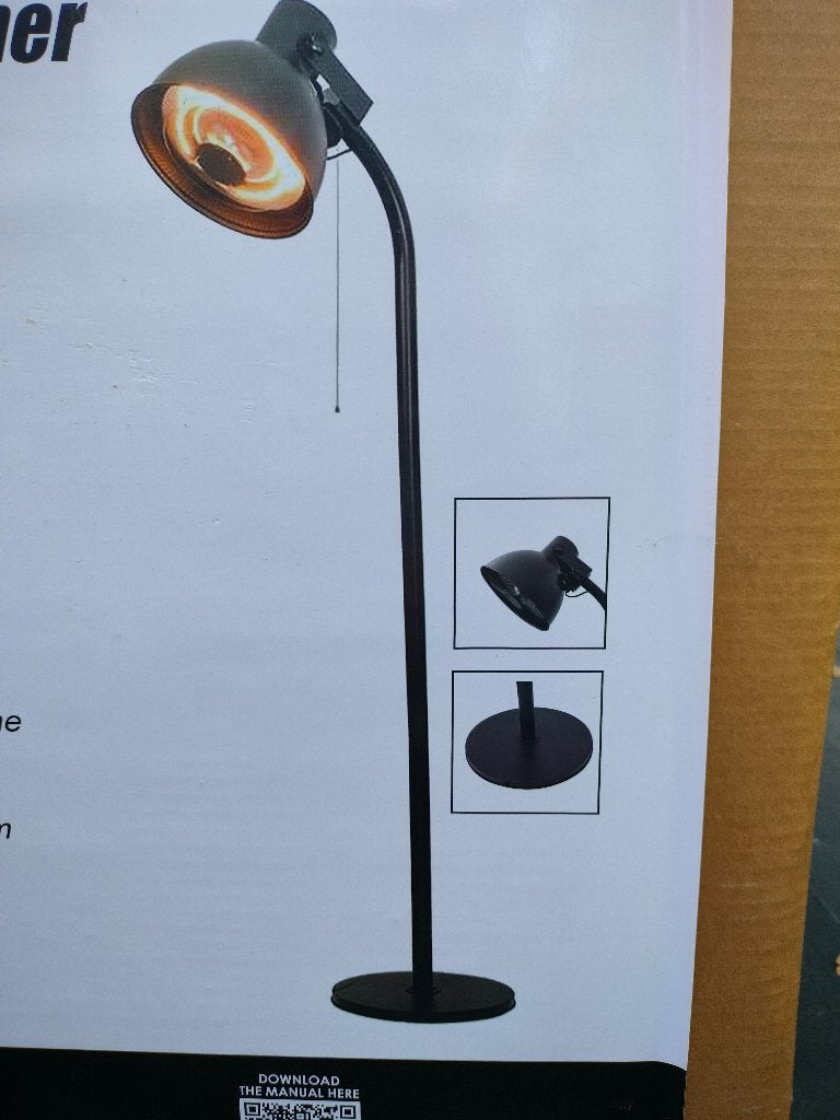 Terrasverwarmer op elektriciteit - enkel ophalen, Ophalen, Nieuw, Elektrisch, Vloer