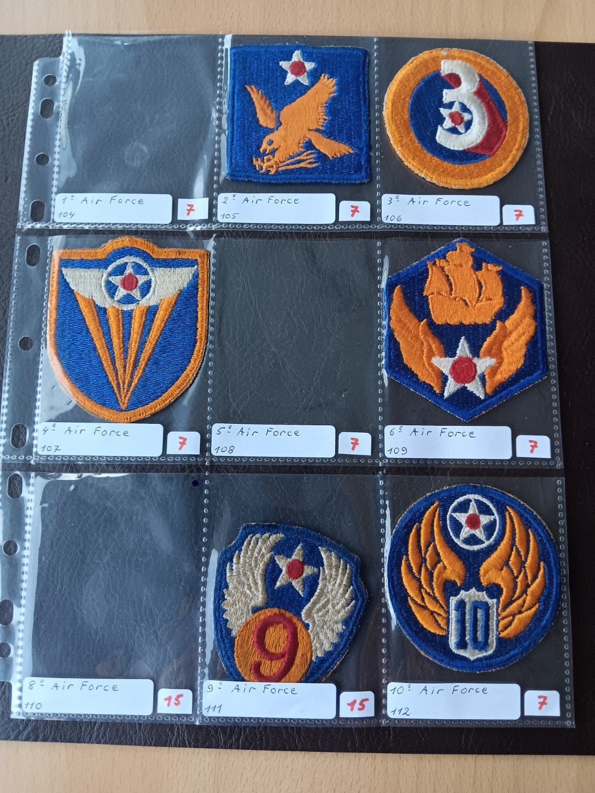 us ww2 patches, Enlèvement ou Envoi