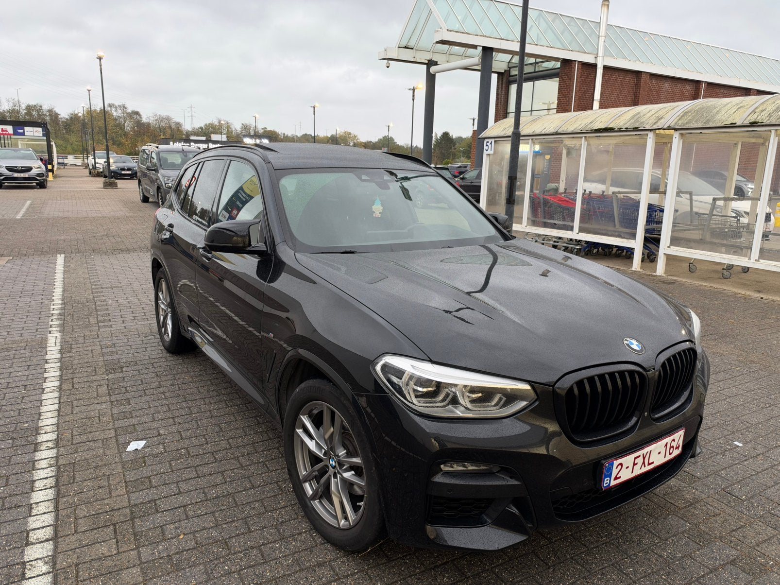 BMW X3 xDrive20d Pack M Phase 2 full options, Automaat, Euro 6, Zwart, Leder