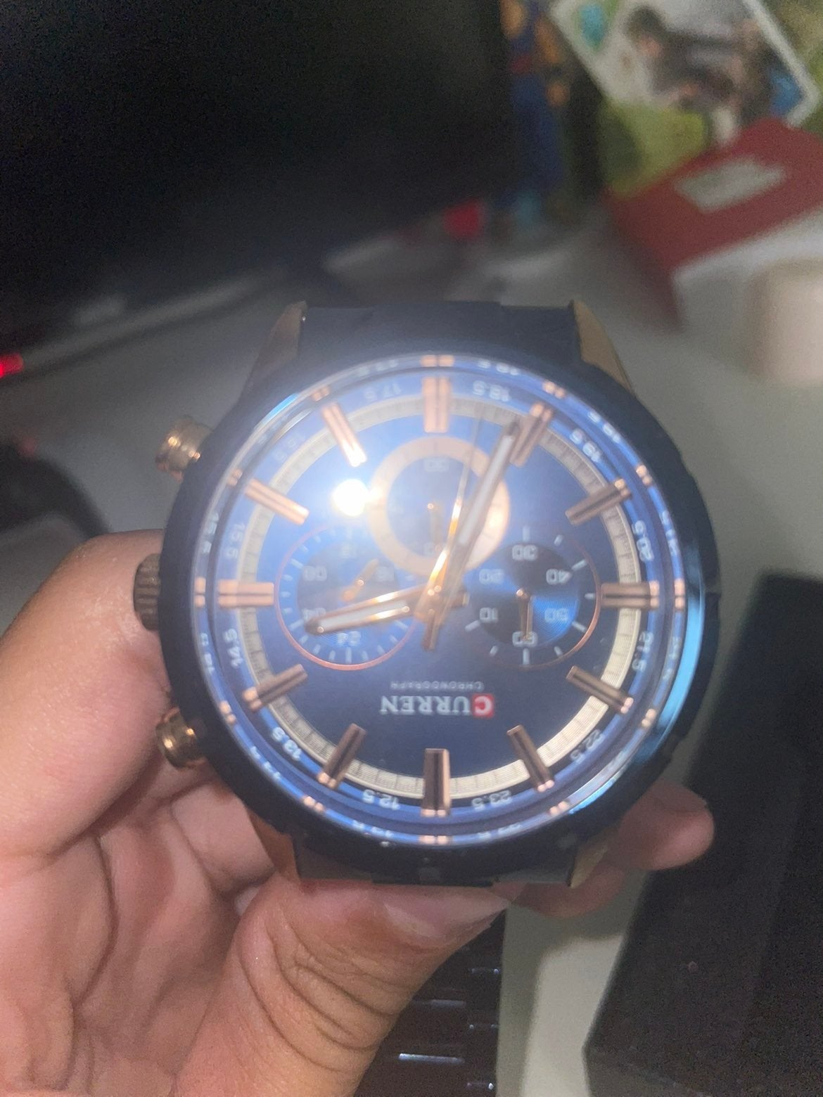 horloge, Handtassen en Accessoires, Horloges | Heren, Staal, Polshorloge, Zilver, Ophalen