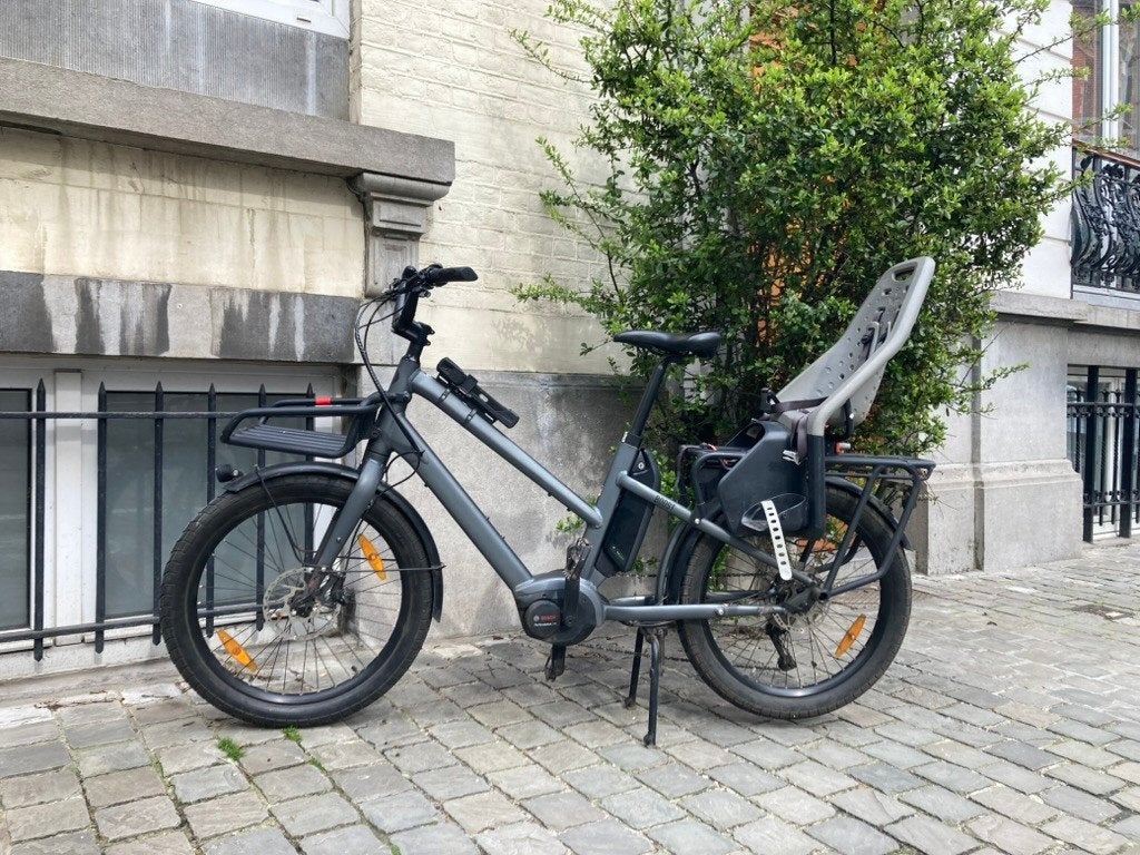 Longtail cargofiets Benno Bikes Boost E10D, Ophalen, Gebruikt, 50 km per accu of meer, Overige merken