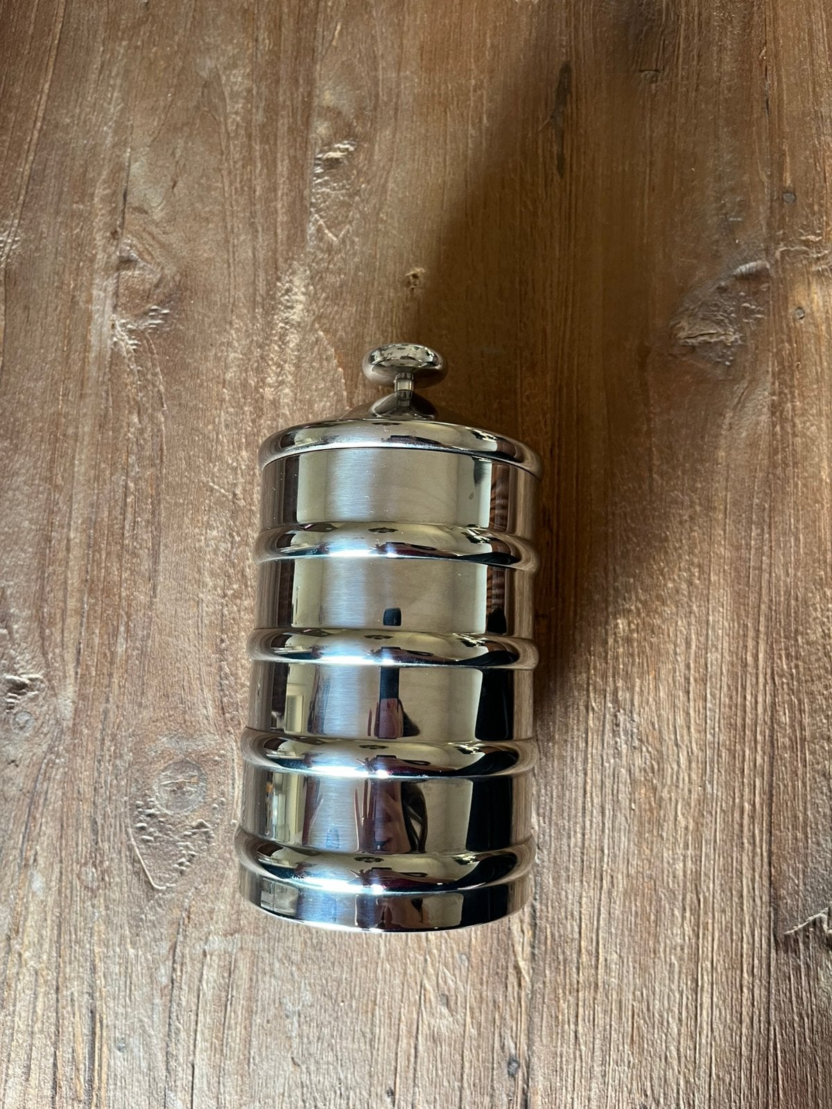 Voorraadbus Alessi Kalisto 3, Ophalen, Zilver