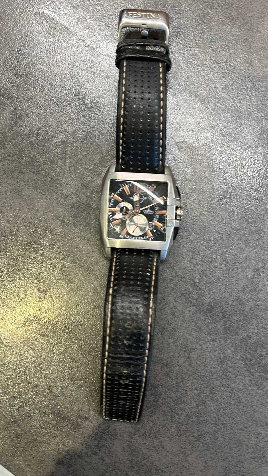 Montre homme Festina, Bijoux, Sacs & Beauté, Montre-bracelet, Autres marques, Cuir, Comme neuf