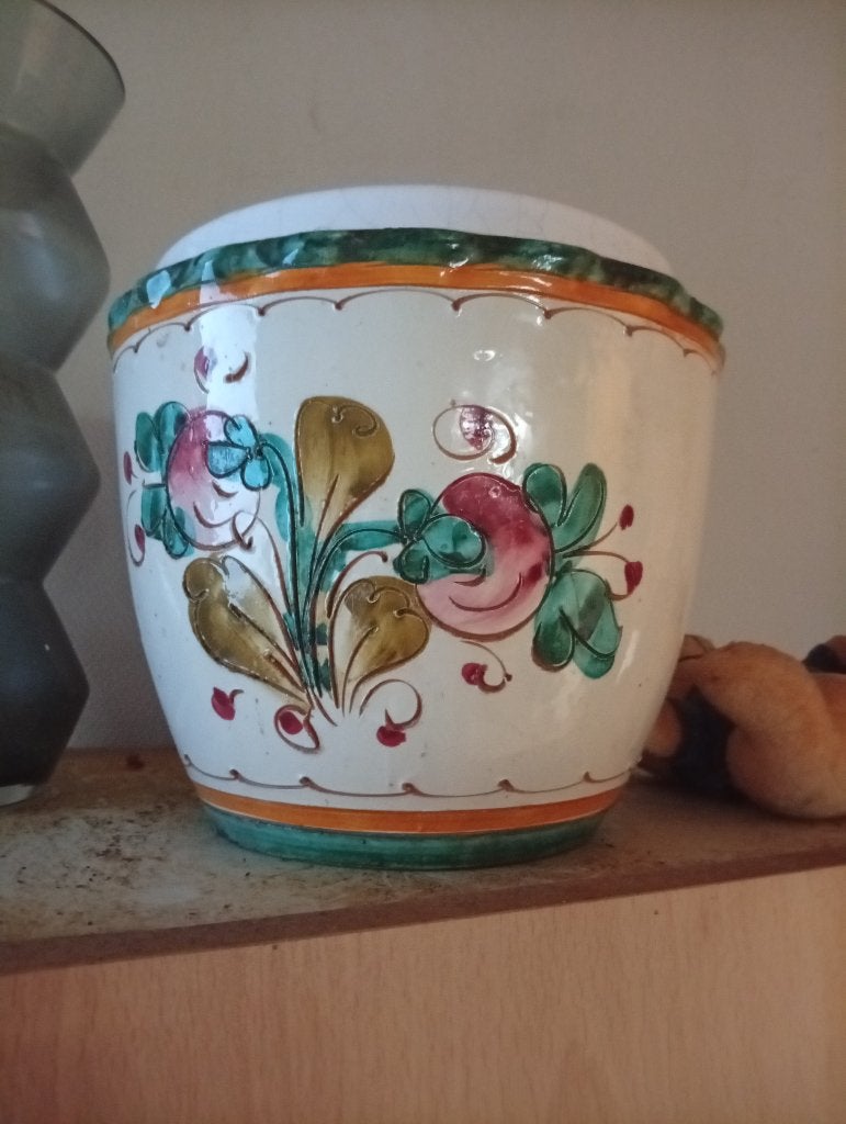 Bloempot, Ophalen, Rond, Zo goed als nieuw, Binnen