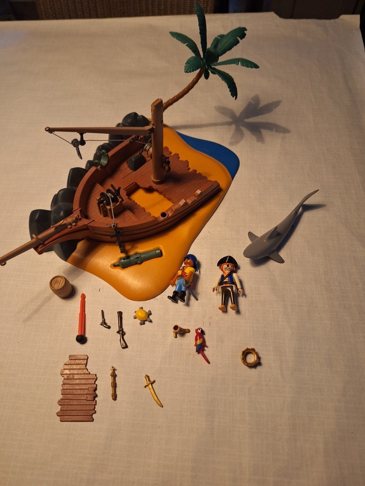 épave d'un bateau pirate Playmobil, Enlèvement ou Envoi, Utilisé, Kit complet, Bateau