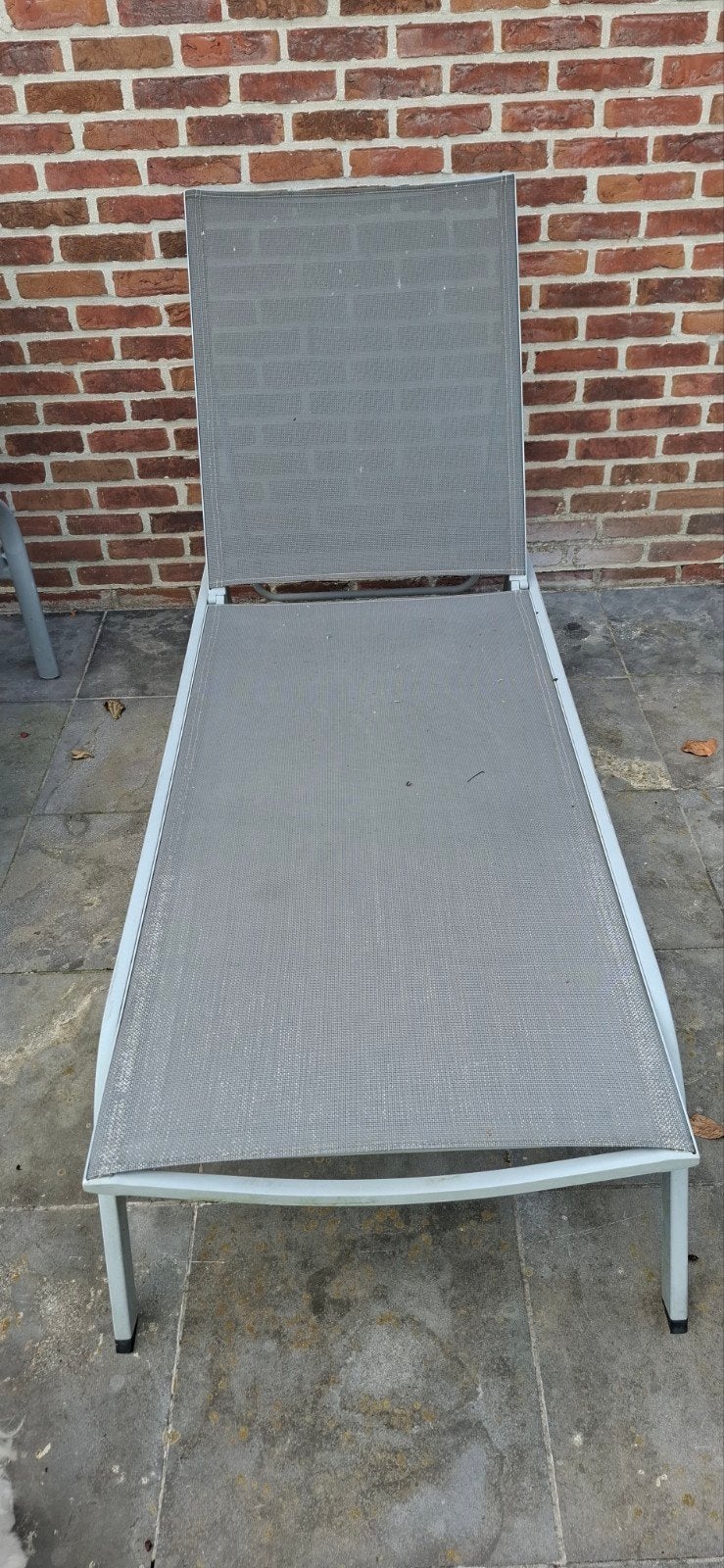 ligzetel, Tuin en Terras, Ophalen, Zo goed als nieuw, Aluminium, Verstelbaar
