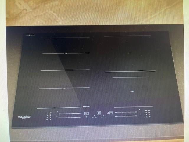 CUISINIÈRE À INDUCTION WHIRLPOOL 77 CM, Neuf, 4 zones de cuisson, Encastré, Enlèvement