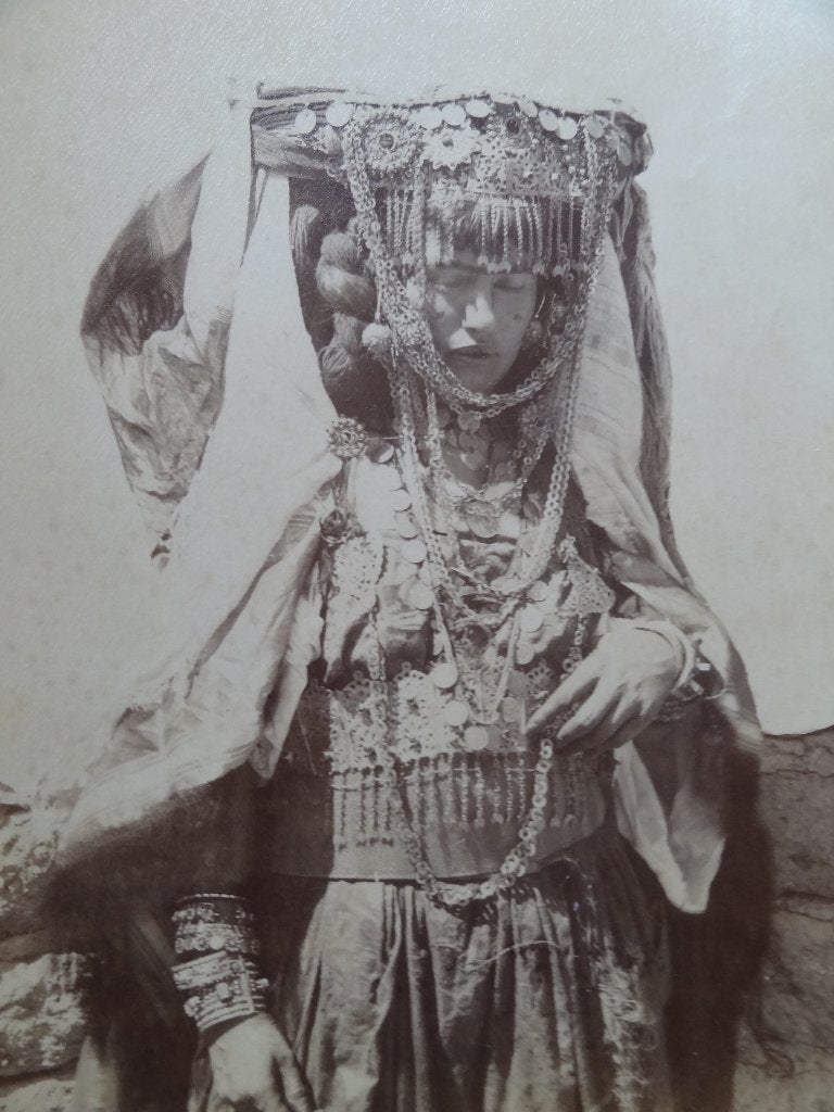 15 photos albuminées de l'Algérie, dimensions env. 25 x19 cm, Afrique, Envoi, Autres types, Papier/carton