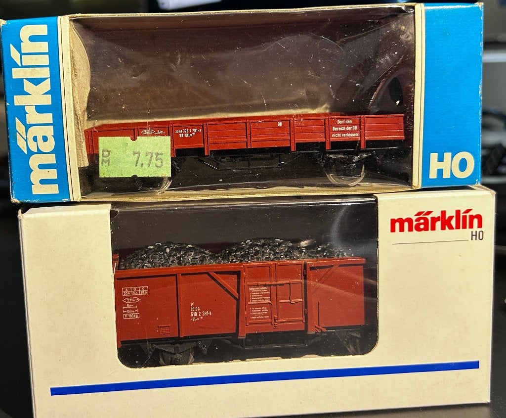 3320. Set van 2 H0 Märklin-auto's., Ophalen of Verzenden, Gebruikt, Wagon, Märklin