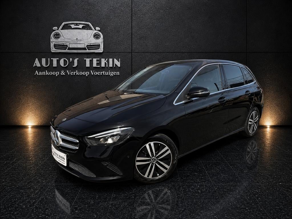 Mercedes B250e AMG | Navi | Zetelverwarming | Garantie, Auto's, 4 deurs, Monovolume, Zwart, Leder