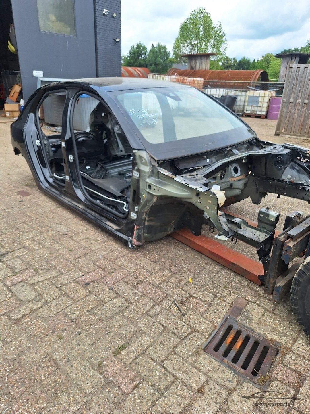 Chassis Opel Corsa F Snijdeel achterscherm dorpel balken, Gebruikt, -, -, Opel