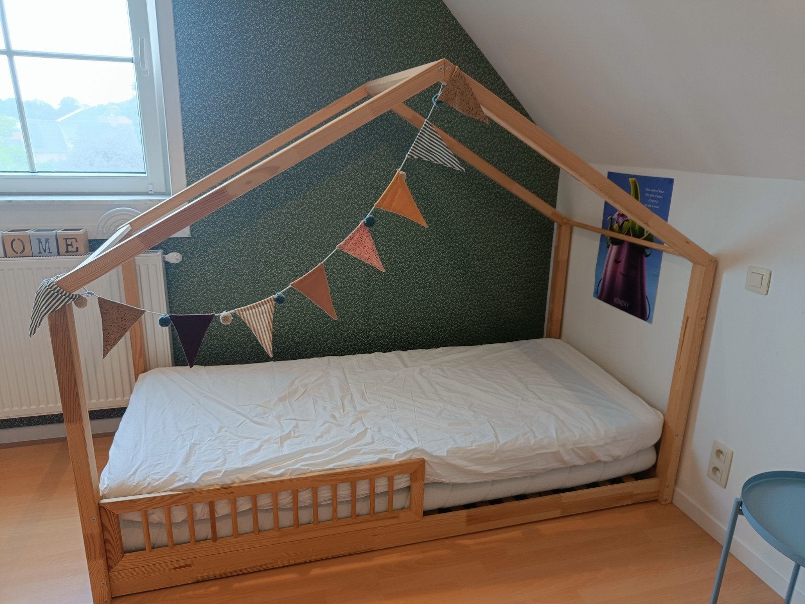 Huisjesbed petit puk, Ophalen