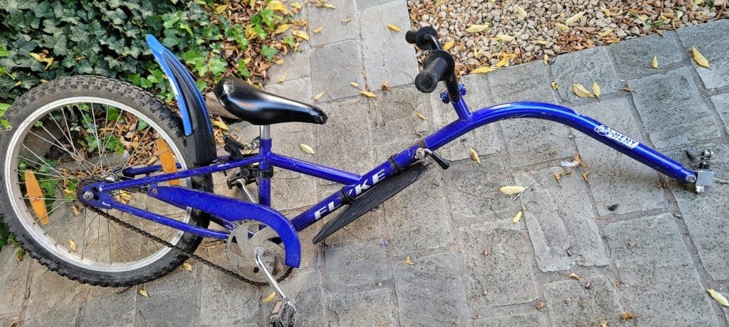 Aanhangfiets voor kind, Fietsen en Brommers, Ophalen, Zo goed als nieuw