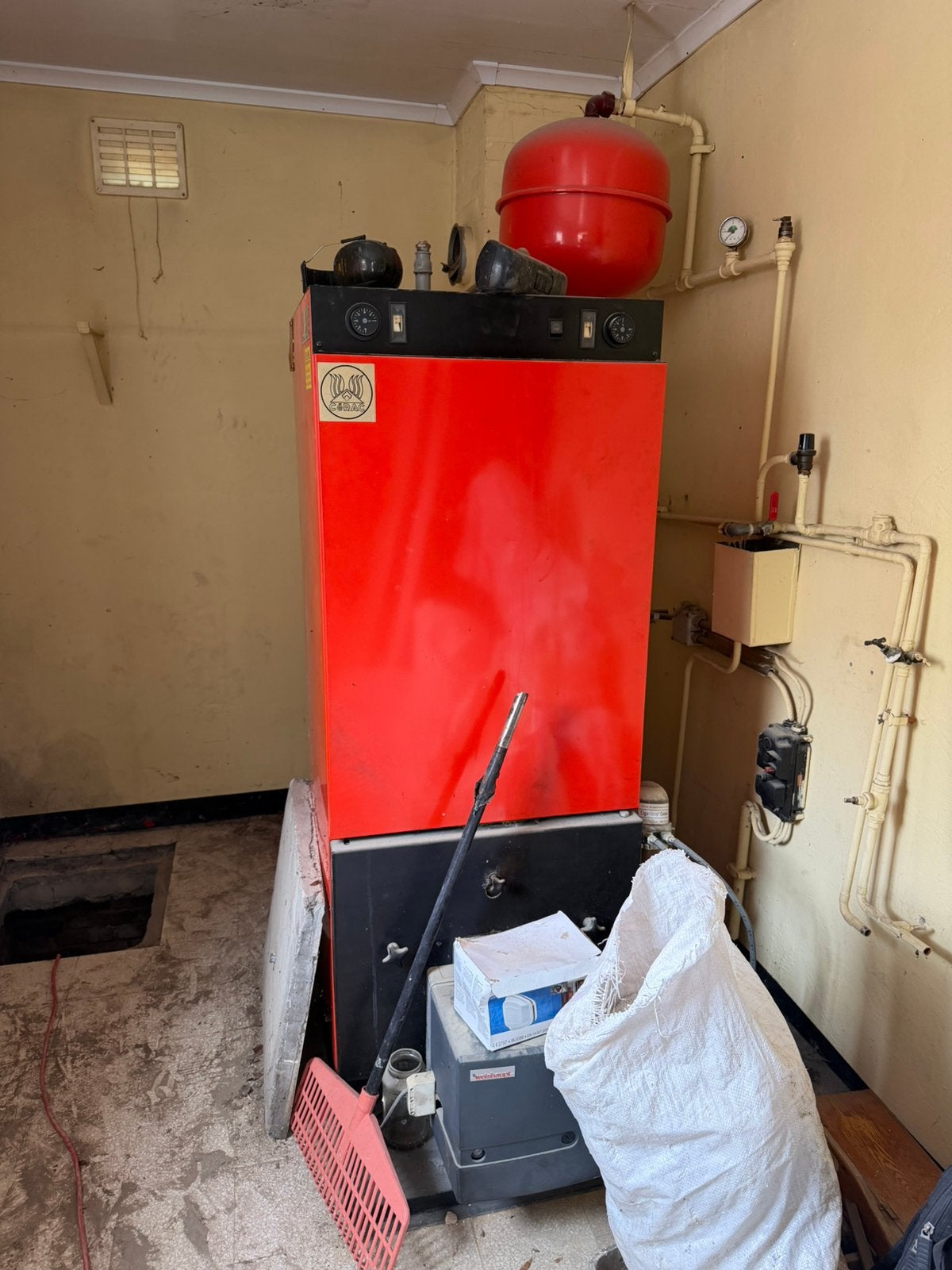 Cérac mazoutketel met Weishaupt WL5/1-B brander – 21,5–40 kW, Enlèvement, Comme neuf