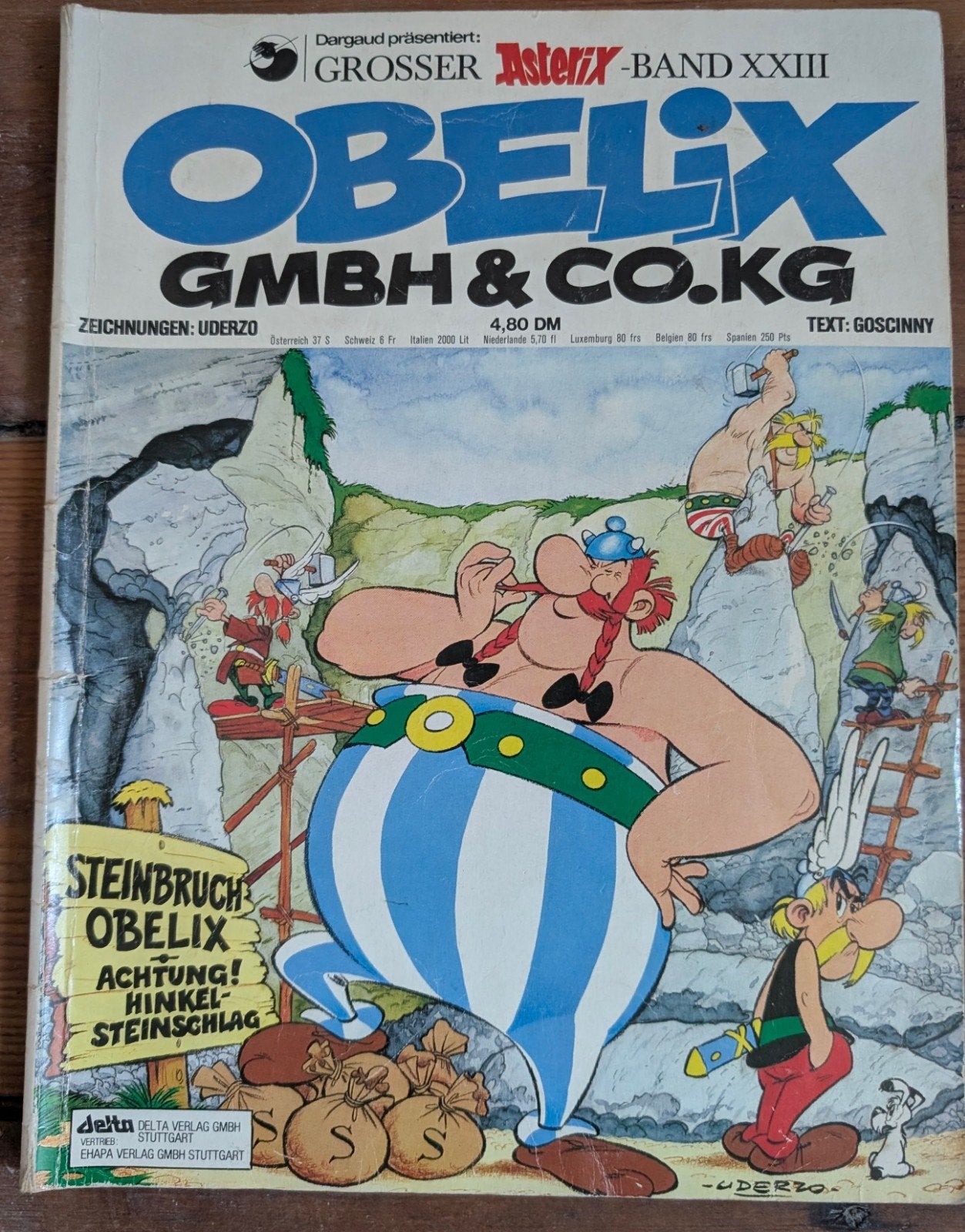 Obelix GmbH & Co. KG, Eén stripboek, Goscinny-Uderzo, Ophalen, Gelezen