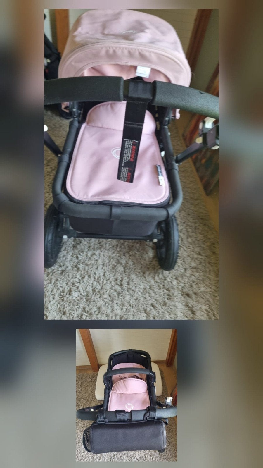 BUGABOO Poussette Cameleon Rose + Accessoires, Enfants & Bébés, Buggys, Enlèvement
