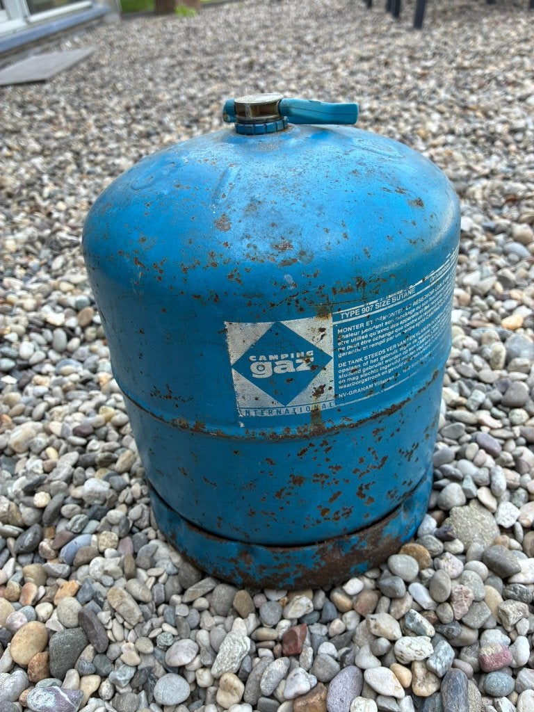 Campinggaz gasfles type 907 - vol, Ophalen