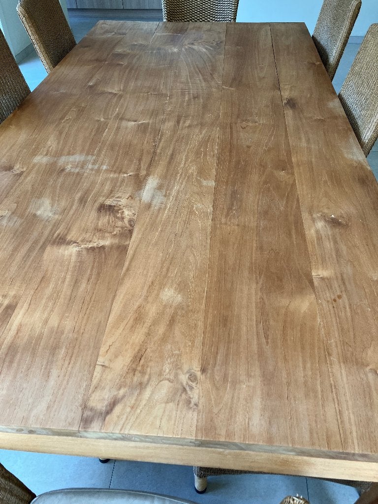 Teak tafels, Ophalen, Gebruikt, Teakhout