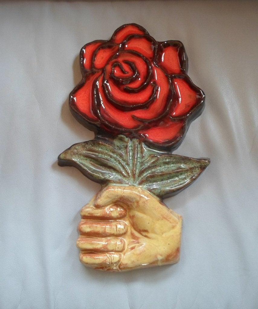 Plaque murale Rose Hand, Enlèvement