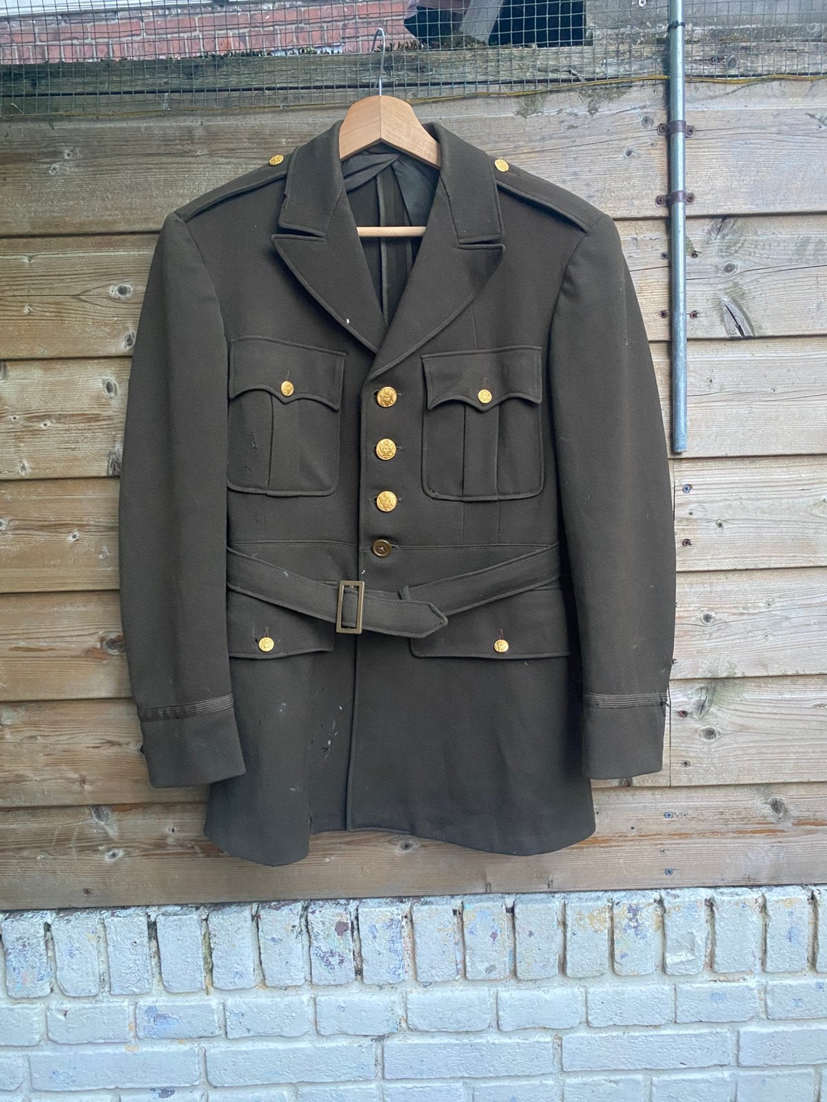 Officiers américains Seconde Guerre mondiale, classe A, Collections, Envoi, Armée de terre, Vêtements ou Chaussures