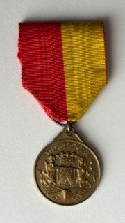 Medaille Overstroming Oostende, Ophalen of Verzenden, Brons