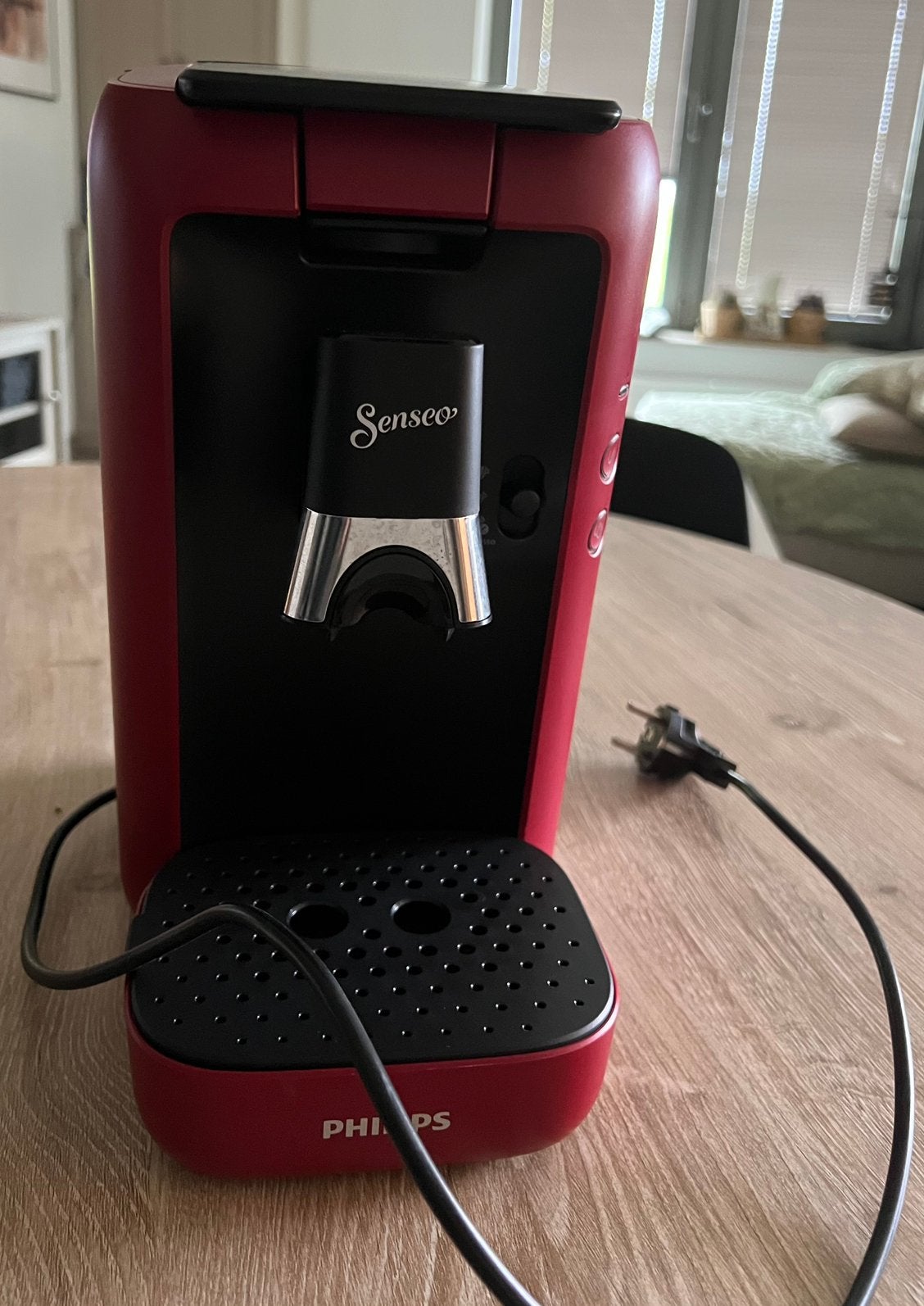 Philips SENSEO Twist – rood/zwart – zo goed als nieuw ️, Elektronische apparatuur, Ophalen, Zo goed als nieuw