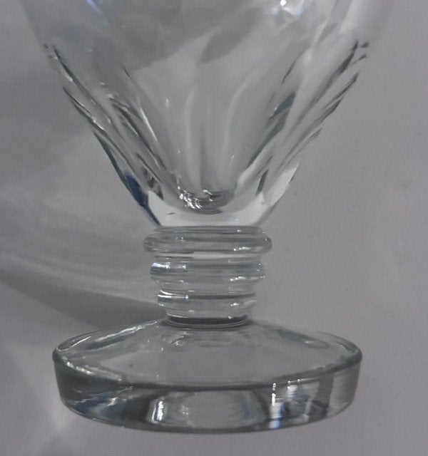 Cristal - 7 +4 verres sur pied Baccarat Talleyrand 1933-1936, Antiquités & Art, Enlèvement