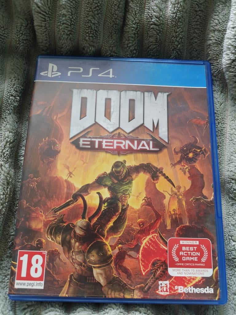 DOOM ETERNAL voor de ps4. In goede staat., Ophalen, Online, Gebruikt, Vanaf 18 jaar