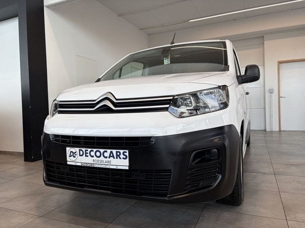Citroen Berlingo Van Lengte 2 / Dubbele Schuifdeur / 3 Zit, Auto's, 75 kW, Monovolume, Wit, 5 deurs