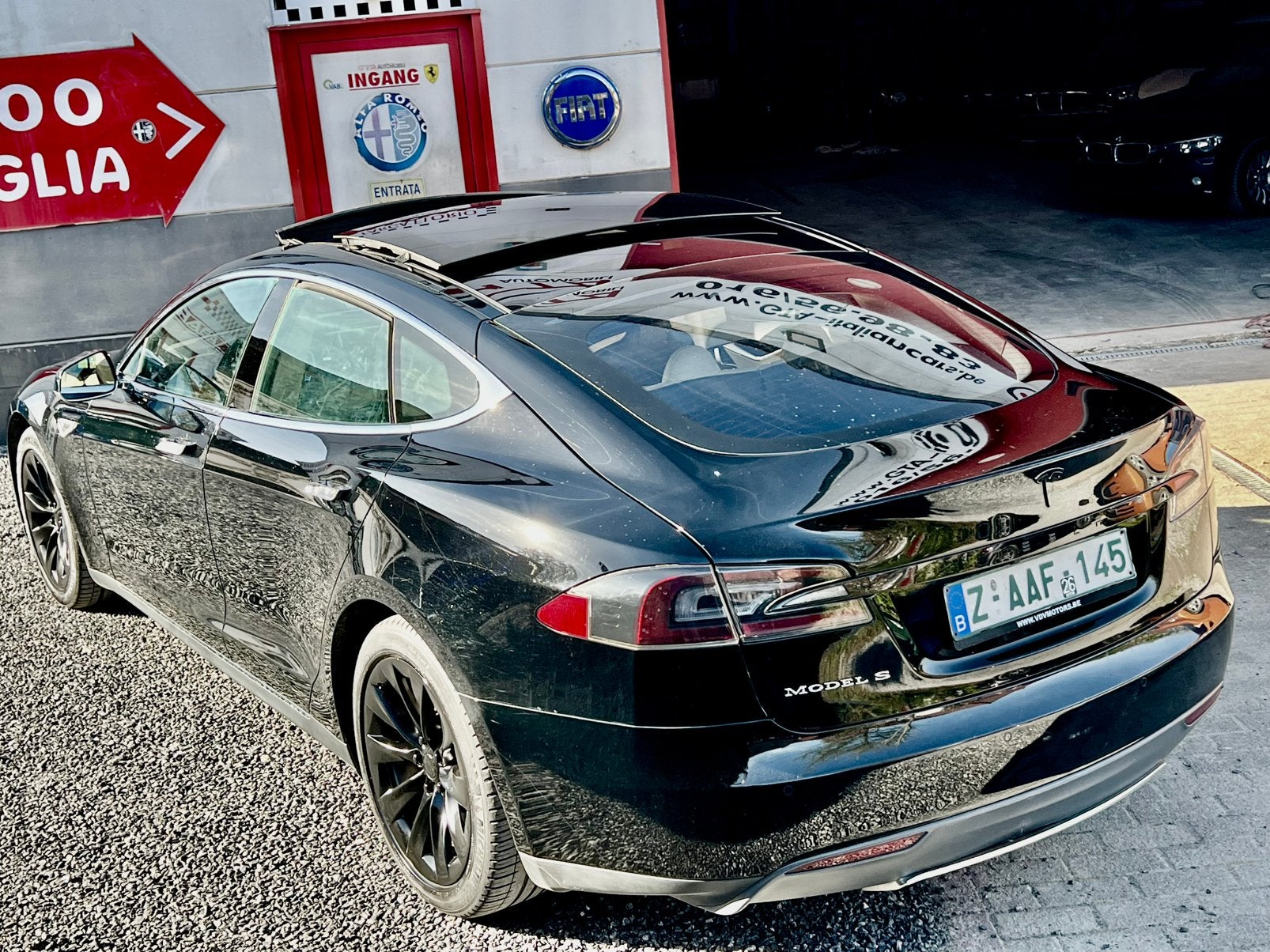 Tesla model S, Model S, Leder, Bedrijf, Te koop