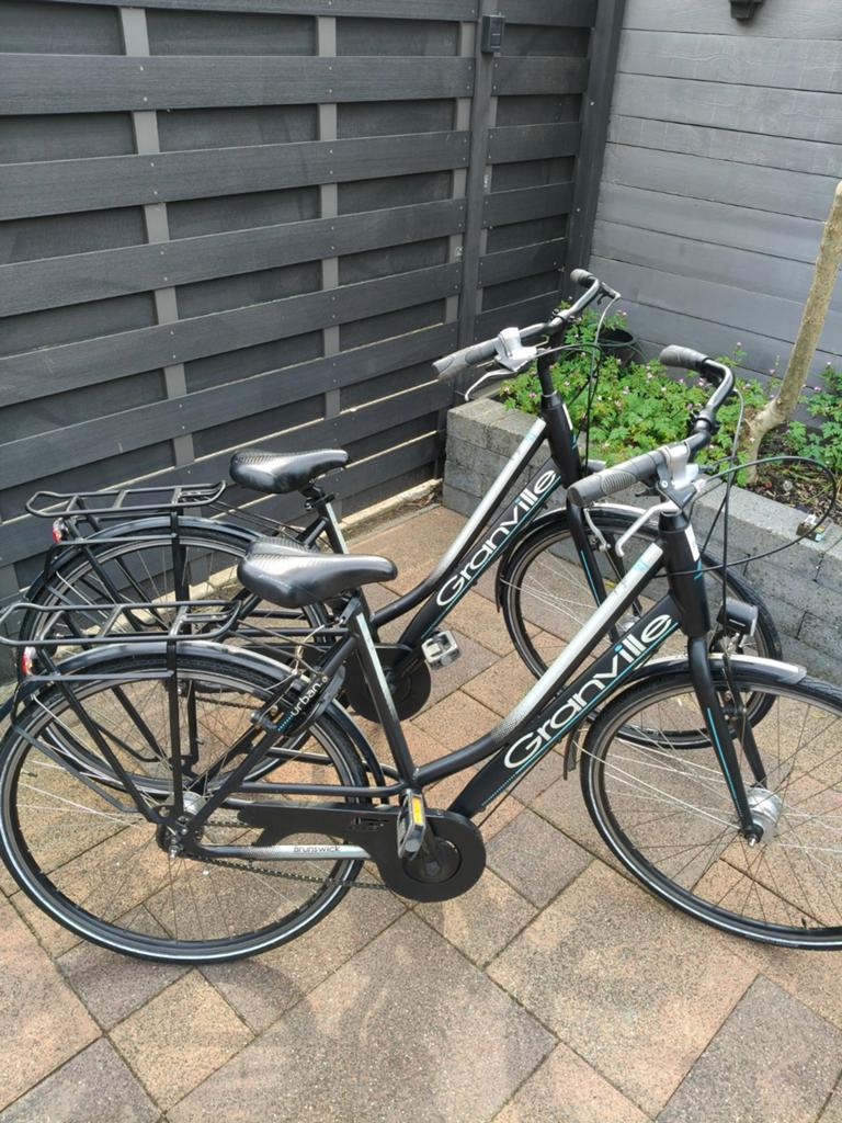 Granville damesfiets 2 stuks frame 50/53, Fietsen en Brommers, Ophalen, Versnellingen