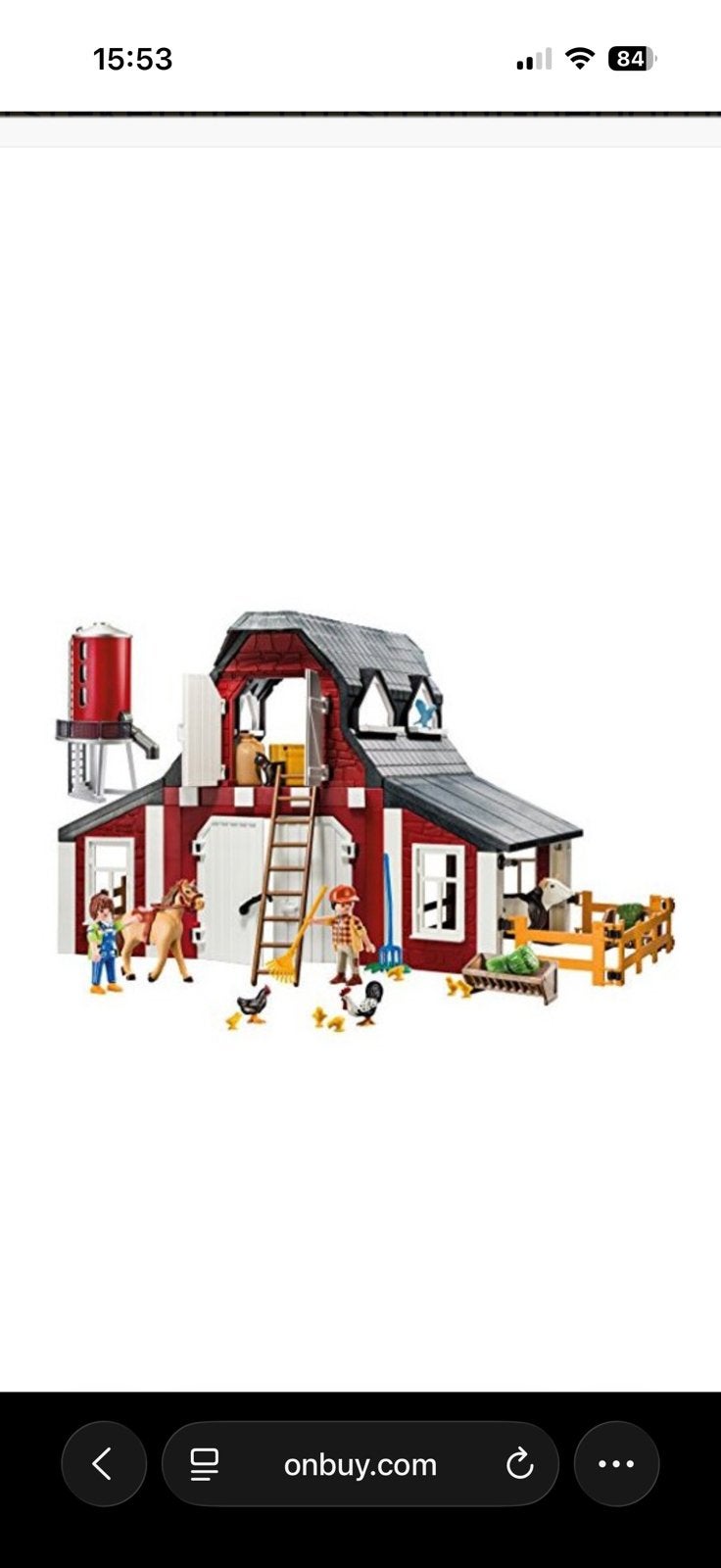 Playmobil boerderij, Enfants & Bébés, Enlèvement ou Envoi, Comme neuf, Kit complet, Bâtiment