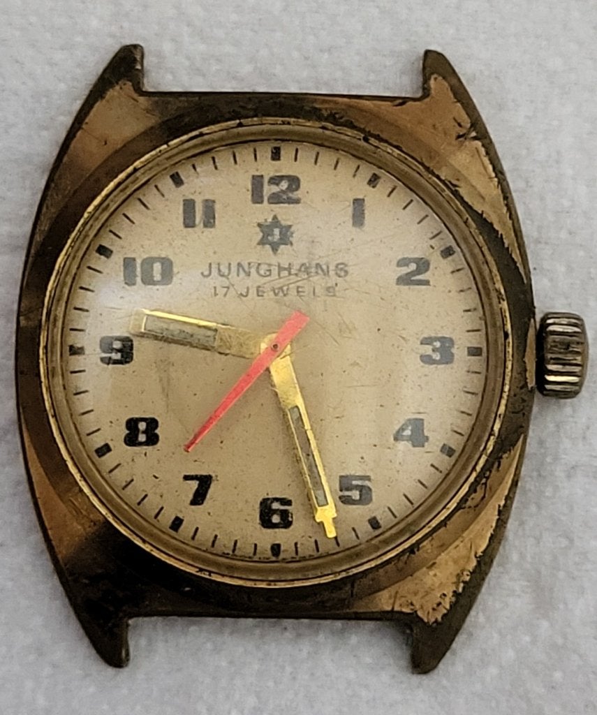 Vintage horloge voor onderdelen, Ophalen, Polshorloge