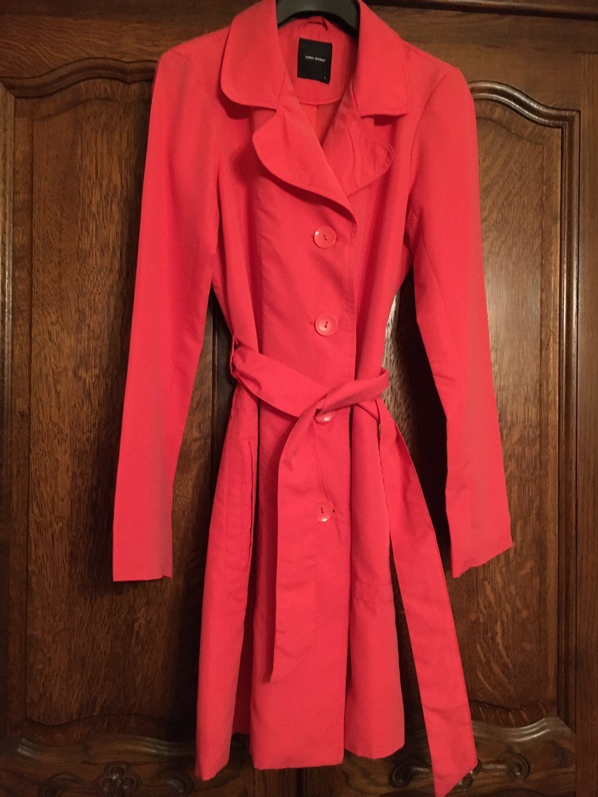 Zeer elegante zomer jas VERO MODA rood maat Small : NIEUW, Ophalen, Nieuw, Maat 36 (S), Rood