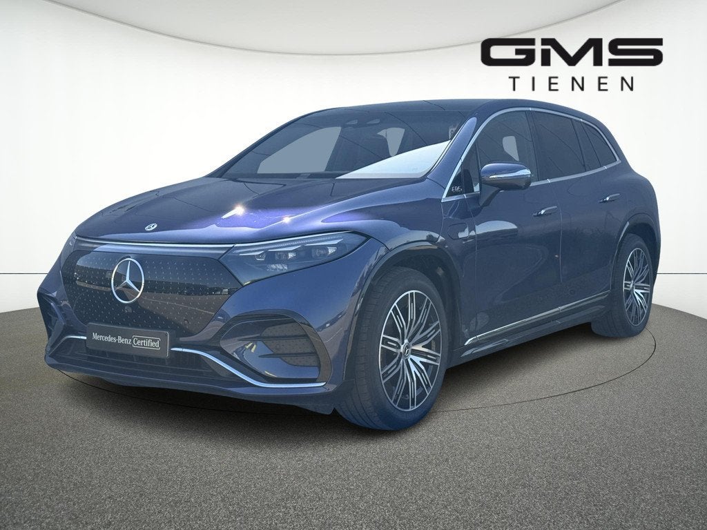 Mercedes-Benz EQS SUV 450+ AMG Line 450+ AMG Line, Auto's, Automaat, Achterwielaandrijving, Gebruikt, Blauw