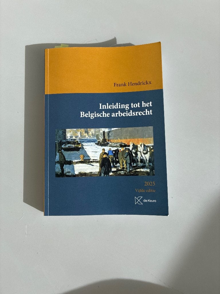 Inleiding tot het Belgische arbeidsrecht, Boeken, Ophalen, Overige vakken, Zo goed als nieuw, Frank Hendrickx