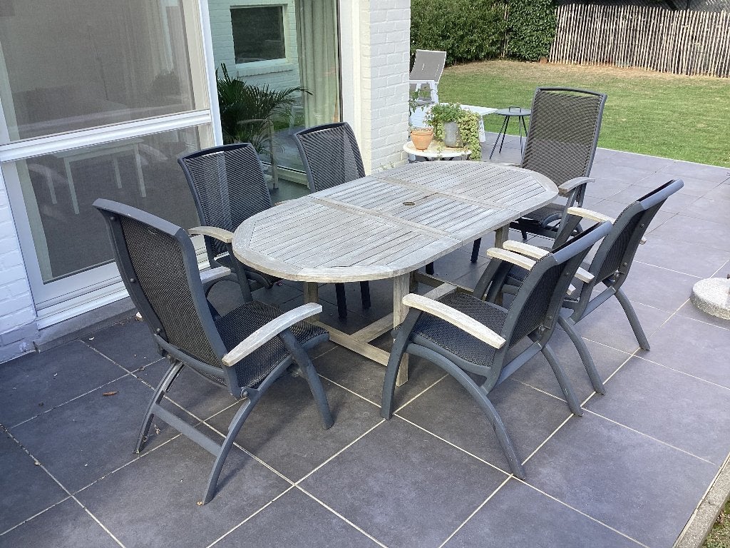 Tuinstoelen, Tuin en Terras, Ophalen, Zo goed als nieuw, Metaal, Inklapbaar