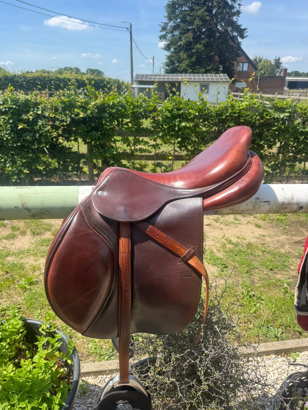Cwd zadel met stijgbeugels!, Ophalen, Gebruikt, Springen