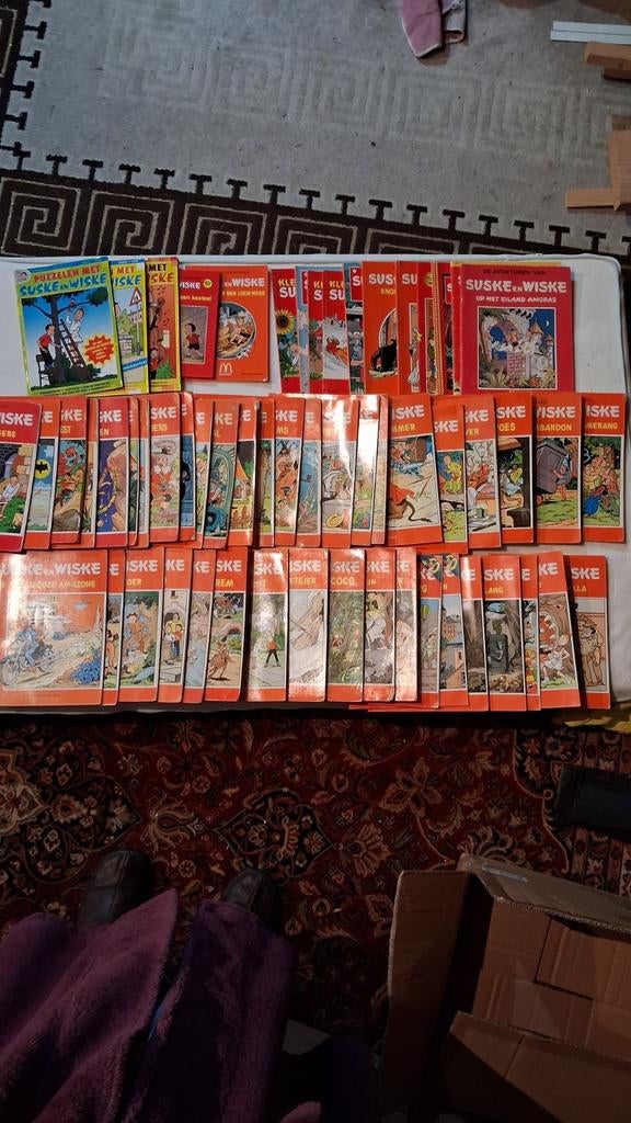 53 strips Suske en Wiske + 5 extra, Boeken, Meerdere stripboeken, Ophalen of Verzenden, Gelezen, Willy Vandersteen