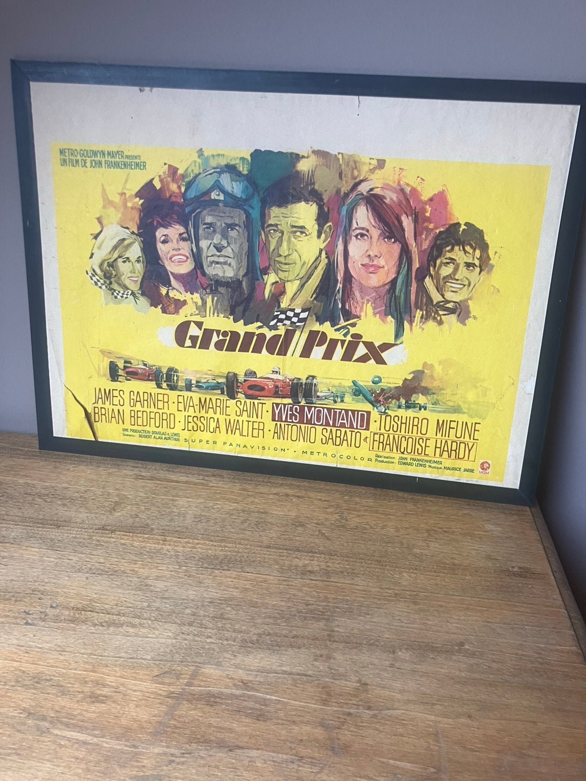 Film affiche grand prix, Verzamelen, Ophalen, Zo goed als nieuw, Film