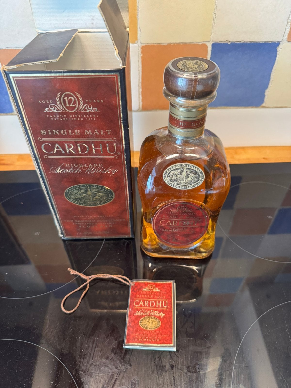 Cardhu 12 ans Single Malt Scotch Whisky 75cl + boite, Collections, Enlèvement ou Envoi, Comme neuf