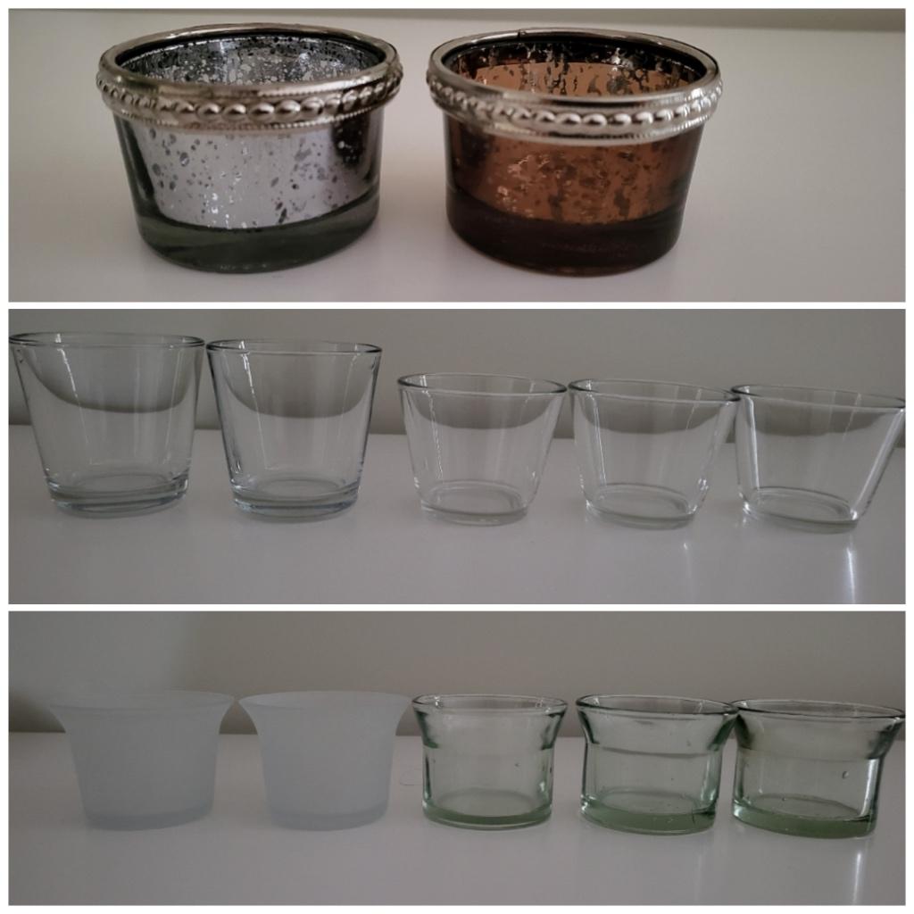 12 theelichtjes, Ophalen of Verzenden, Gebruikt, Kandelaar, Minder dan 25 cm
