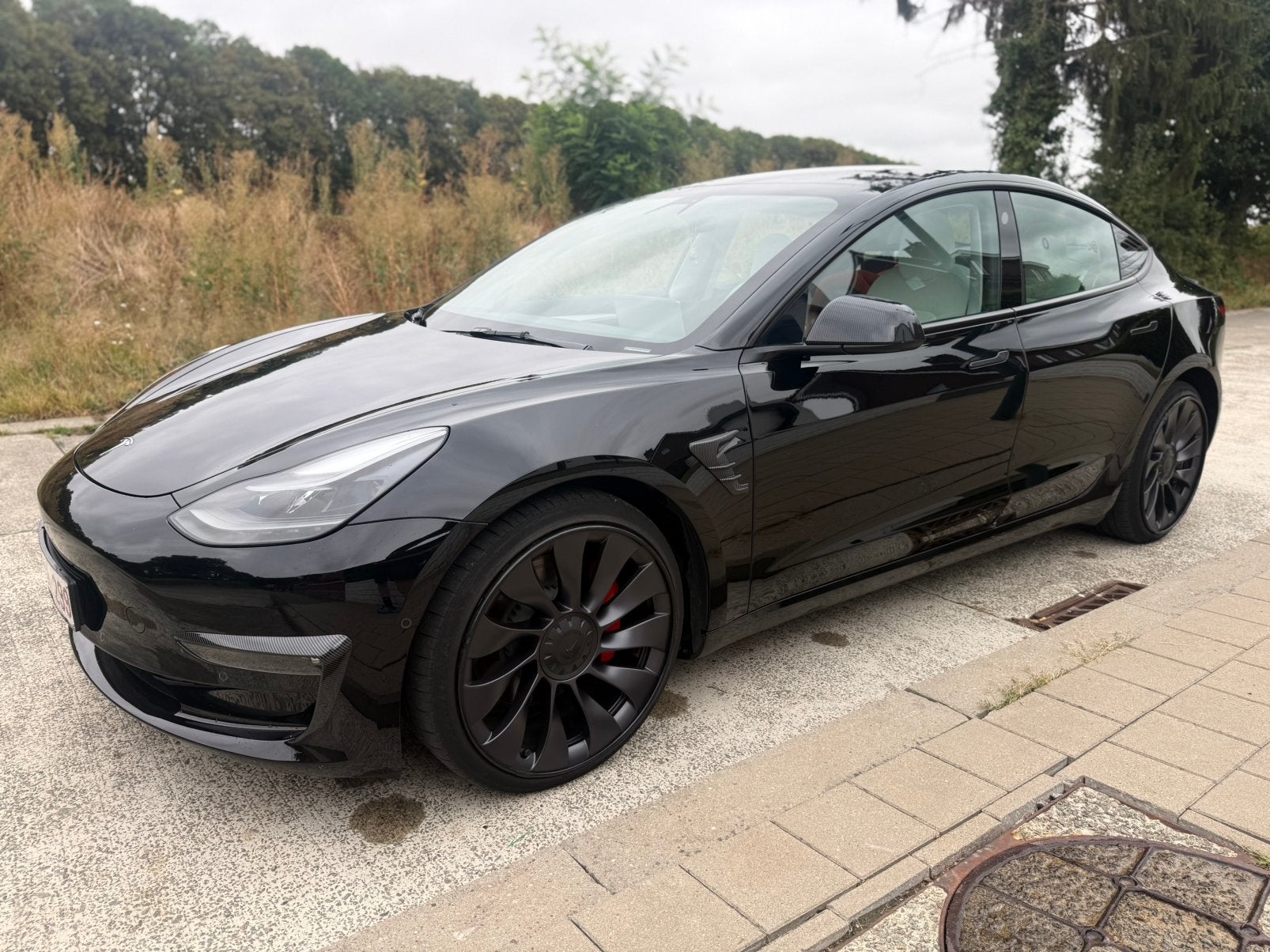 Tesla Model 3 performance 2022, Auto's, Automaat, 4 deurs, 0 cilinders, Zwart