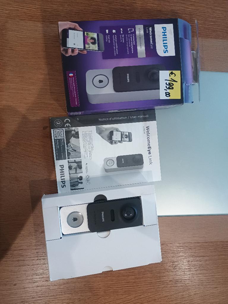 Sonnette vidéo connectée, Maison & Meubles, Sonnettes, Enlèvement, Compatible avec les smartphones, Neuf, Sans fil