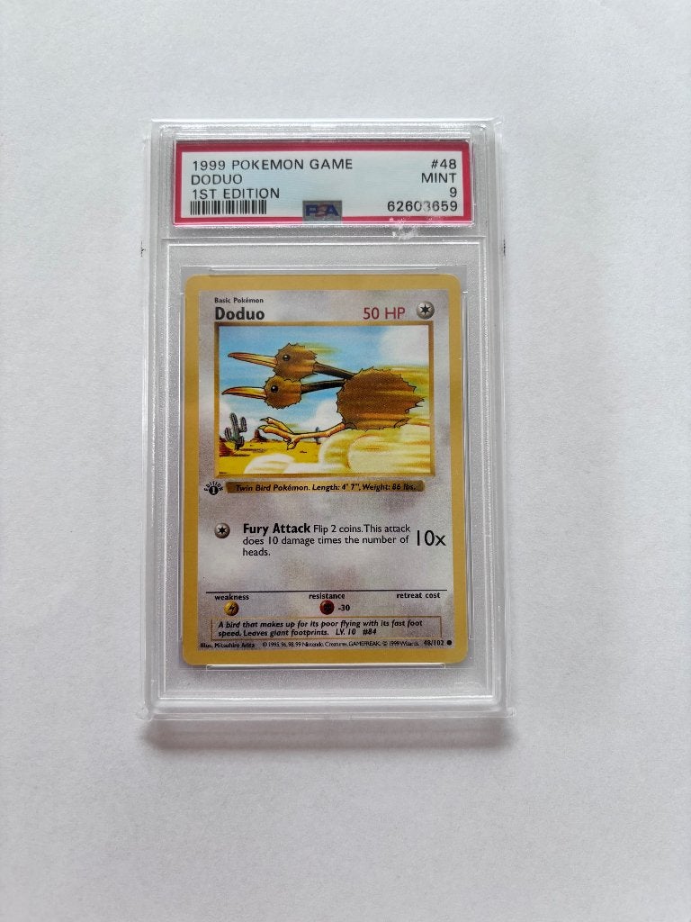 Pokemon Card 1999 DODUO 1st edition, Hobby en Vrije tijd, Ophalen, Nieuw, Losse kaart