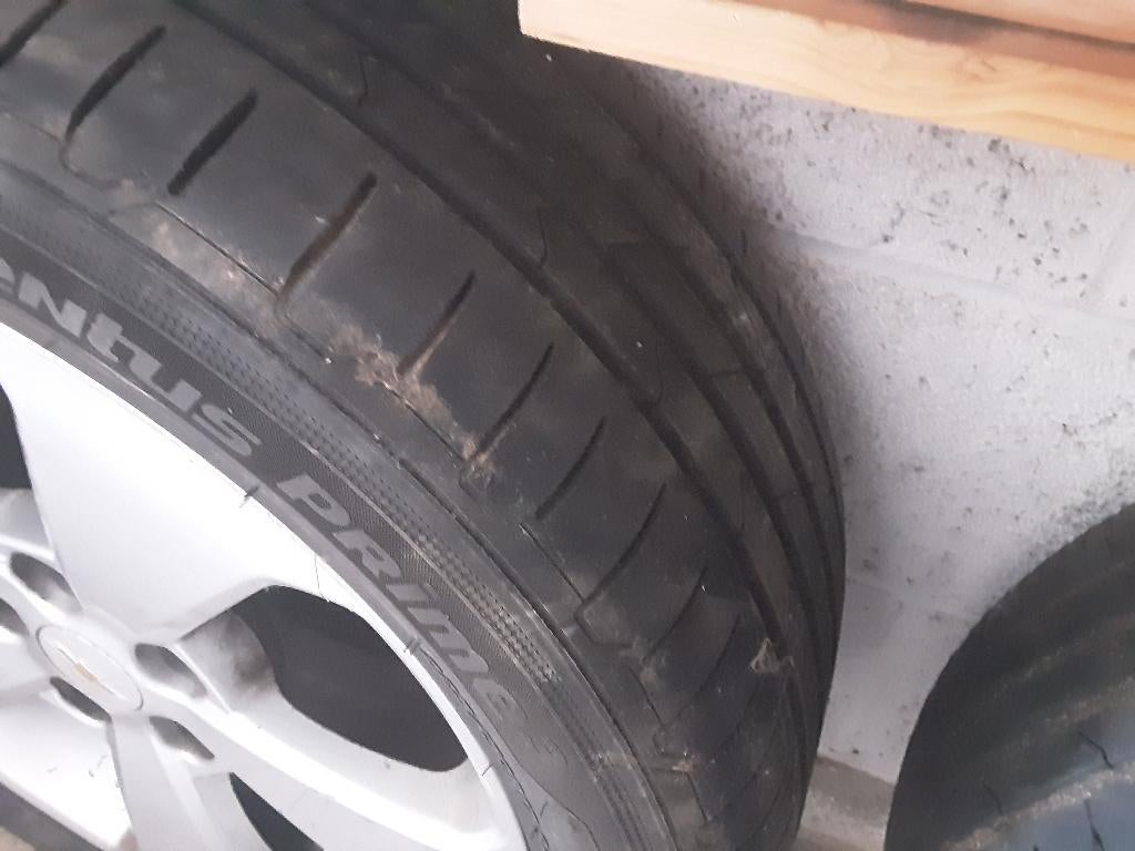 Jante et pneu, Auto-onderdelen, Banden en Velgen, Ophalen, Gebruikt, Band(en), Zomerbanden