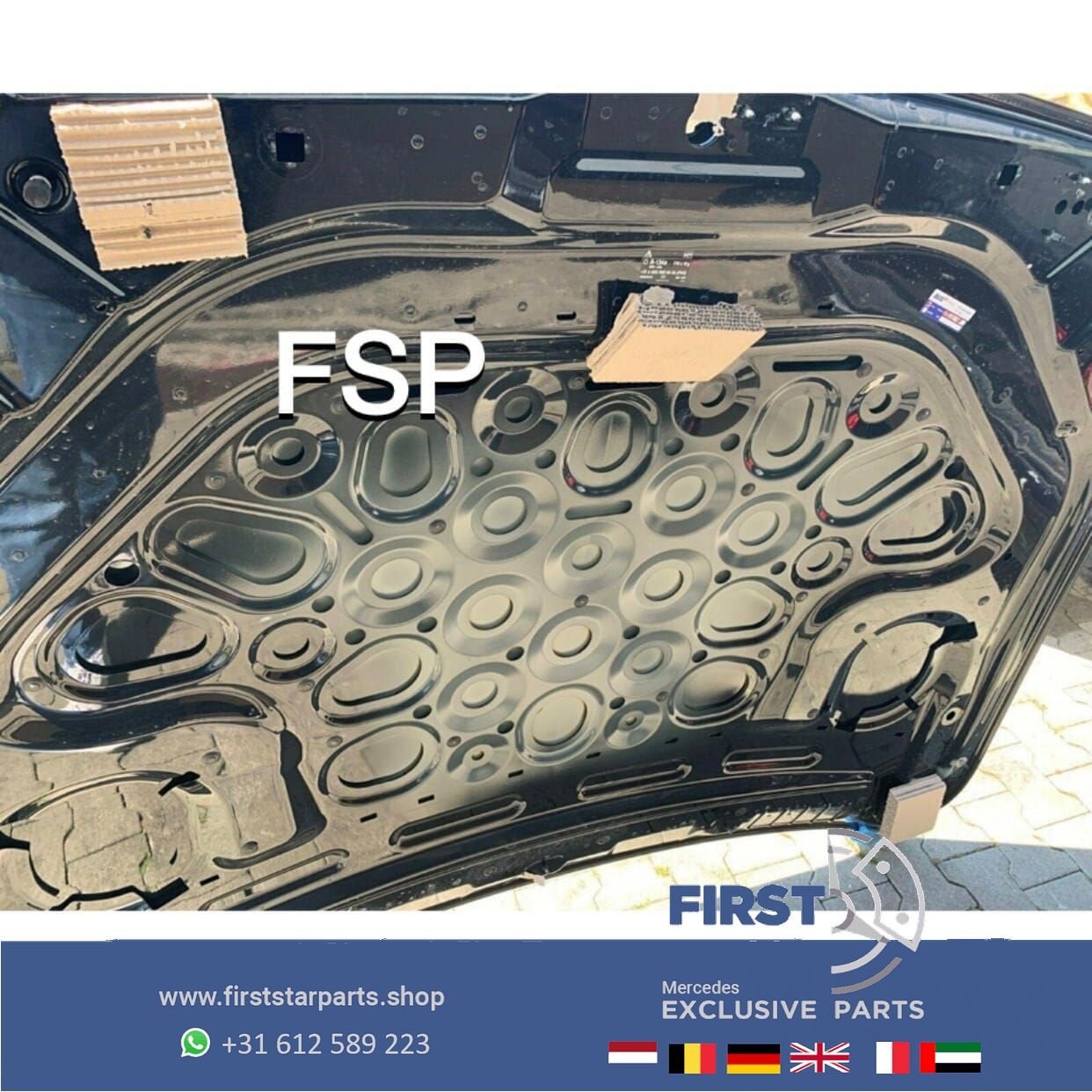 W222 MOTORKAP ORIGINEEL Mercedes S KLASSE 2014-2020, Gebruikt, -, Ophalen of Verzenden, -